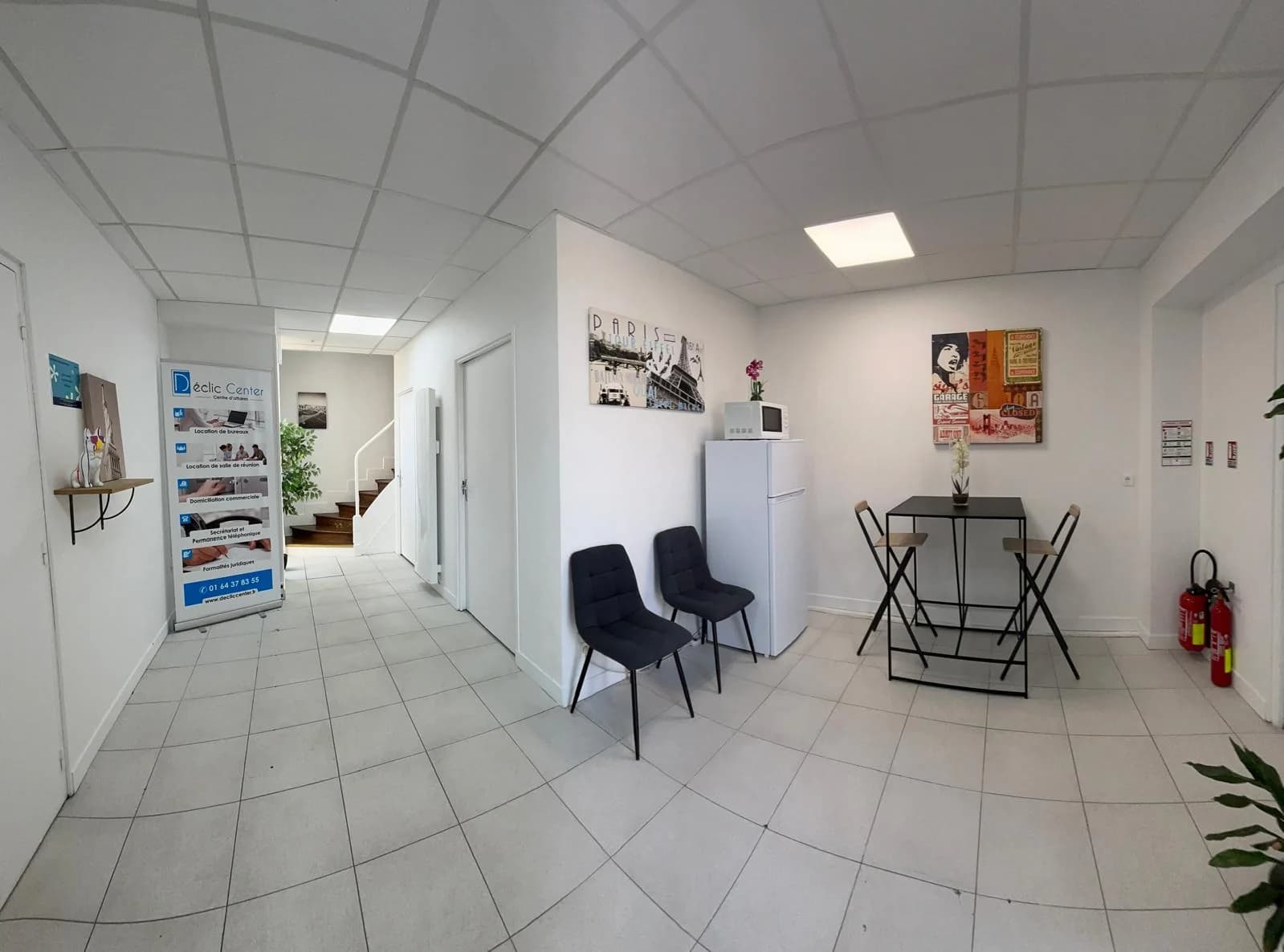Salle d’attente de Déclic Center à Melun